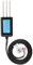 Wincal Sensor de temperatura/humedad del suelo, detector de humedad del suelo 2 en 1, medidor de prueba de suelo de invernadero impermeable de salida de 0-10 V 12-24 V CC