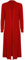 Urban Fashion Ladies Maxi Long Length Boyfriend Women Cardigan Collared Top Long Full Sleeve Floaty Duster Jacket Coat Blazer (Red, Numeric_18)