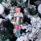 St Helens Home & Garden Nutcracker Christmas Tree Decoration with hanger 13cm Height - Add a touch of class to your Christmas tree (Pink Hat)