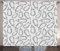 ABAKUHAUS Aubergine Rustikaler Vorhang, Auberginen Illustration, Wohnzimmer Universalband Gardinen mit Schlaufen und Haken, 280 x 175 cm, Koksgraue Coconut