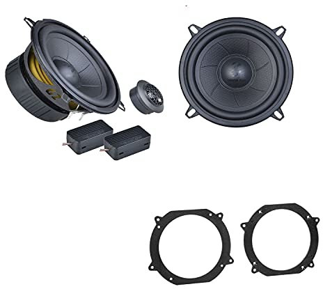 Ground Zero GZIC 130.2 Auto Lautsprecher Boxen 280 Watt 13 cm 2 Wege Kompo passend für Volvo 850 1991-1996 Türen Front und Heck