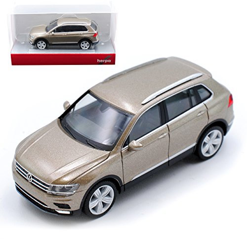 Volkwagen Tigaun II Titanium Beige Metallic 2. Generation Ab 2015 H0 1/87 Herpa Modell Auto