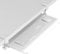 BONTEC Under Desk Keyboard Tray, Pull-Out Computer Drawer with C-Clamp, 650x300mm Ergonomic Sliding Keyboard Holder, Perfect for Home or Office，Desk Extension Tray, Keyboard Stand for PC, White