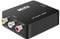 OcioDual Adattatore RCA HDMI, RCA to HDMI, Adattatore Scart AV per TV, Convertitore AV to HDTV, Presa Scart per TV, Connessione video PAL/NTSC 1080p per PC, PS1, PS2, N64, HDMI2AV, Colore Nero