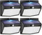 Peasur Solar Security Lights Outdoor Motion Sensor, 138LED 4 Pack Solar Powered Lights Outdoor Garden with 3 Modes, IP65 Waterproof Fence Lighting for Outside Yard Porch Step Deck