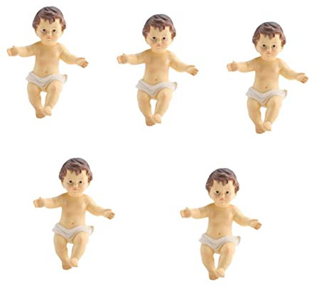 Toyvian 5stücke Resin Jesus Figurine Dekorative Jesus Statue Religöse Tischdekoration Für Zuhause Und Hotel Edles Für Feste Und Anlässe Hochwertige Kunsthandwerks-Dekoration