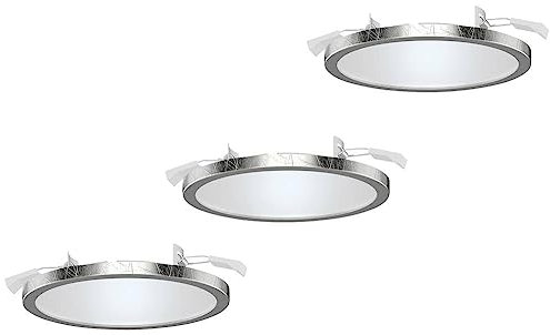 LightMe LM85661 Aqua LED-Einbauleuchte 3er Set LED GX53 18 W Blattsilber (glänzend)