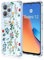YUXING Funda Transparente para Xiaomi Redmi 12 4G - Diseño de Patrón Fresco Lindo Golpes Protección Carcasa Delgado TPU Suave Prueba Case (Flower Art)
