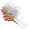 Abaodam 24 STK Simulierte Tote Äste Weihnachten Beerenpflücker Zweig Künstliche Weihnachtsblätter Künstliche Blumenzweige Weihnachtsbaum Äste Kunstpflanze Blitz Blumenarrangement Plastik