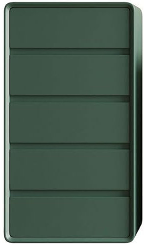 MKYOKO 5 Schubladen Kommode für Schlafzimmer, Weiß Moderne Kommode Kommoden, Schrank mit Lagerung Sideboard Schrank 21.6 L x 15.7 W x 39.7 H,Grün