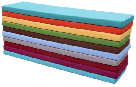 BWHHOXI Maßgeschneiderte Sitzkissen Für Bank,Waschbar Bankauflage,Abnehmbar Bankauflage Nach,Bankauflage Sitzkissen,Bequeme rutschfeste Bankkissen, Für Outdoor,Gartenmöbel,Terrasse,8cm