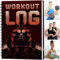 Fitness-Logbuch – Trainingsplaner – A5, Powerrot – Verbesserter, dickerer Einband – Trainingstagebuch – Zielsetzung für Bodybuilding – von Workout Log