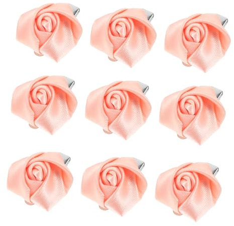 FRCOLOR 10 Pezzi Fermagli Per A Forma Di Bocciolo Di Rosa Set Di Fermagli Per Floreali Per Donne Delicati Sui Per Acconciature Per Feste E Giorni Speciali