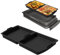 2 in 1 Backschalenteiler kompatibel mit Tefal OptiGrill XL, Elite XL, Plus + XL, 2 x Pizza Silikon Backschale, Backform für Pizza, Hühnchen, Pommes, Backen, Grillen,Optigrill Zubehör