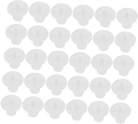 jojofuny 100pièces Vis Plastique De Vis à Tête Plate Nylon Pour Fixation Et Électrique Adaptées Aux Remplacements Et Réparations