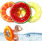 Schwimmring 3pcs Orange, Zitronen- und Wassermelonenschwimmrohr aufblasbar 29 PVC Pool Floats für Erwachsene Kinder glattes leckeres Sommerpool Floaties zum Schwimmen, Training, Party, Schwimmring