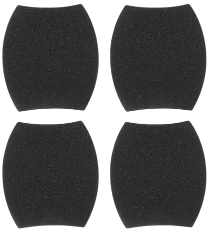 Partuto 4 Stück Magnet Auto Türschutz Aufkleber Kratzschutz | 90x100mm, Matt Schwarz, ABS, Für Türgriff, Universell Kompatibel, Selbstklebend