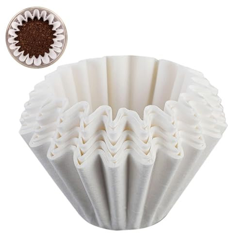 1 bis 4 Tassen Kaffeefilter, Bohnen-Maschinen-Filterpapier, einfache Reinigung, Java-Filter, umweltfreundlich, sicher, 7 cm x 4,5 cm für alle Arten von Kaffeemaschinen und bieten einen sauberen