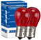 XENOHYPE 2er Set Rote Rück- Bremslicht Lampe 21 Watt PR21W BAW15s 12V
