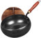 KESOTO Wokpfanne mit Deckel 24 cm, induktionsgeeignete Wokpfanne, Antihaftbeschichtung, Wokpfanne aus Gusseisen für Induktion, Elektro- und Gasherd, Grillpfanne, ideal für die Küche zu Hause