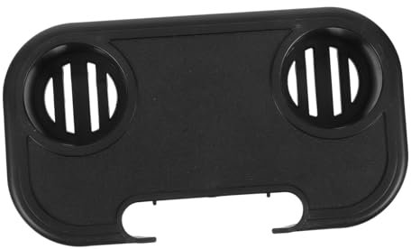 Generic Portavasos para Silla De Playa Portavasos para Silla De Exterior Portavasos para Sillones Reclinables Bandeja Portabotellas Sostenedor De Botella Titular Negro El Plastico