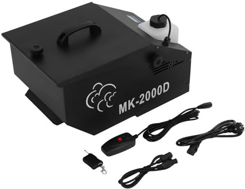 1200W DMX512 Bodennebelgenerator,Rauchgenerator,Bühnenbeleuchtung,Partybeleuchtung,Nebelmaschine mit Fernbedienung und Wassertank,hohes Nebelvolumen,Nebelmaschine für Bodennebel,Party,Geburtstag