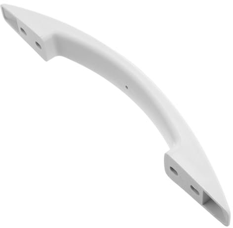 IMIKEYA Manija De La Puerta Del Congelador Manija Del Congelador Mango De Plástico Para Congelador Mango De Plástico Para Nevera Tirador De La Puerta Del Frigorífico Blanco El Plastico