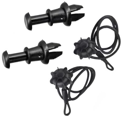 JJRFVBGT Halteband Hutablage Auto Kompatibel Mit Seat Für Altea 2004–2009 Für Arona 2018–2021 Für Ibiza 2002–2018 2 Stück Hintere Kofferraum-Kofferraum-Hutablage Gurtklammern Ablageschnur 1M6867574A