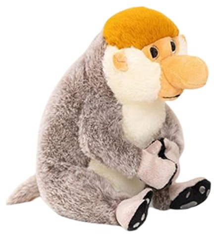 Monkey Gepolstert - weiches Plüschtier Tierspielzeug, lange Nase umarmende Puppe | Monkey Realistic Monkey Unvoll Spielzeug für Kinder Kinder Schlafdekoration