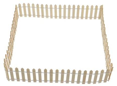 HOODANCOS Reptilien Landschaftszaun Miniatur Dekoration, Beige