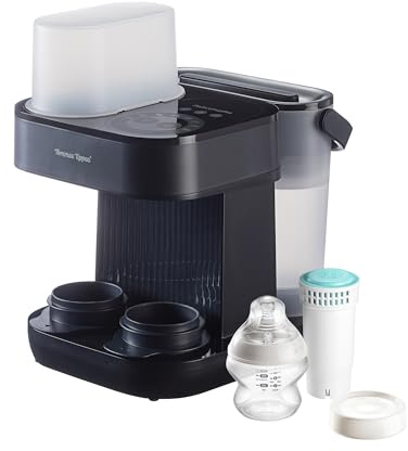 Tommee Tippee Préparateur de biberons avec distributeur de lait infantile Perfect Prep Pro avec filtre à eau antibactérien et application connectée personnalisée​