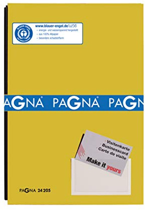 Pagna Unterschriftsmappe gelb, 20-teilig, mit Color-Einband und dehnbarem Rücken