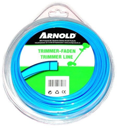 Trimmerfaden vierkant 3,0 mm x 46 m