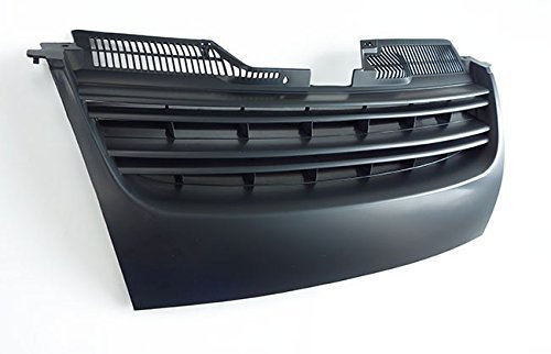 Kühler- Sport- Front- Rippen- Grill ohne Emblem Schwarz Eintragungsfrei