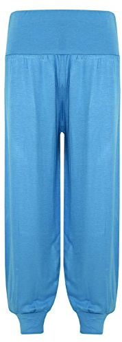 A2Z 4 Kids Kids Girls Ali Baba Plain Color Trendy - Ali Baba Trouser Turquoise 4-5
