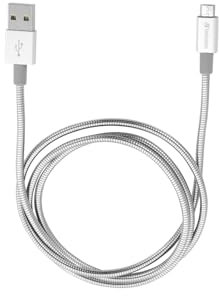 Verbatim Verbatim 48862 - Cavo micro USB per sincronizzazione e ricarica, 100 cm, colore: Argento