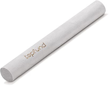 TOPFUND Solid Beech Wood Suede Mallet for Crystal Singing Bowl