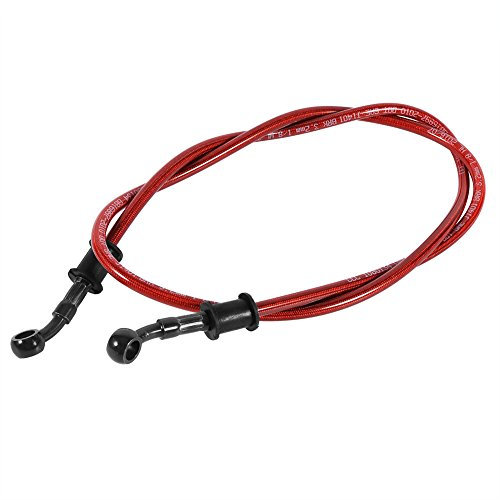 Motorrad-Bremsschlauch, Benzinschlauch und Bremse für Motorrad, 1200 mm, Stahl, geflochten, Bremsleitung für Motorrad, hydraulische Bremsleitung