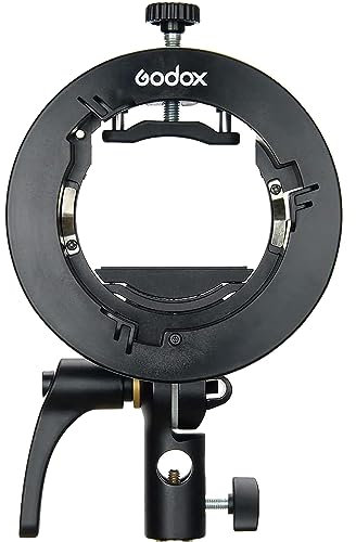 Godox S2 Bowen - Supporto per Flash Tipo S per Speedlite Godox V1 V860II AD200 AD200Pro AD400Pro