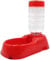 Bahob® 400ml Automatic Pet Feeder Rabbit Cat & Dog Food & Water Dispenser Dish Bowl Feeder Bottles (Red)