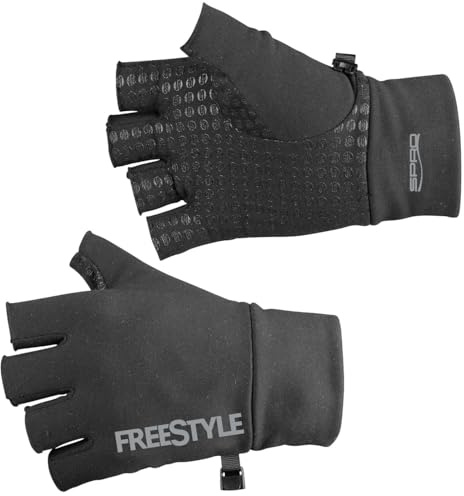 Spro Freestyle Handschuhe zum Spinnfischen Fingerless Gloves, Größe:L