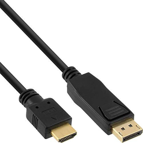 InLine® DisplayPort zu HDMI Konverter Kabel, schwarz, 10m