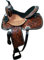 Wonder Wish Westernsattel aus Leder, Westernfass Racing Trail Pferdesattel mit Halfter