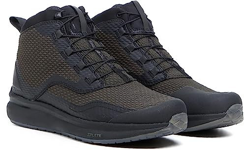 SCARPE MOTO MOMO DESIGN FIREGUN-3 WP VERDE MILITARE NERO TCX SIZE 45