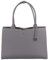 Socha Laptoptasche Damen/Businesstasche Frauen/Aktentasche mit Tragegurt - Elegant - Extra leichte Synthetik - Straight Line Mud - 15.6 Zoll Grau
