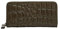 Liebeskind Berlin Damen Croco Gigi Purse, Nori Green, Large (HxBxT 9.5cm x 19cm 2cm) EU