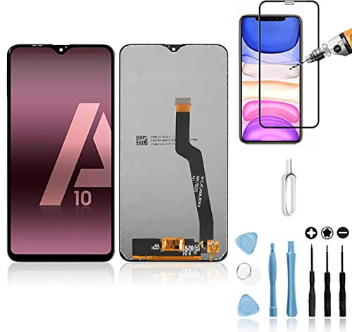 Mobilevie Écran Compatible avec Samsung Galaxy A10 SM-A105F FN Noir : Remplacement Écran LCD + Vitre Tactile Haute Qualité Facile-à-Monter sans Châssis