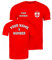 lepni.me Mens Personalised T-Shirt England Football Jersey with Your Name and Number | English Flag Badge | Football Championship (M Red Multi Color)