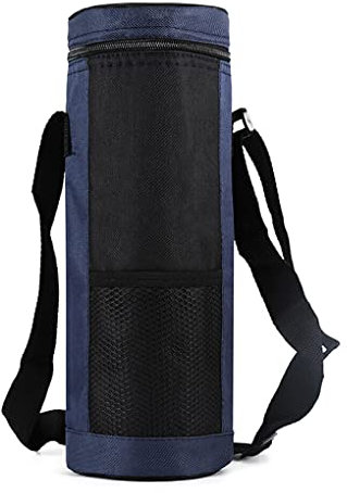 tieedhfu Water Bottle Oxford Carry Bag 1.5L Storage Pouch Protective Sleeve Outdoor Camping Picnic Fishing Bags Accessories, Blue