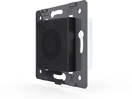 Luxus-Time Livolo Bluetooth Lautsprecher Einbaulautsprecher Box für Unterputz Modul schwarz VL-C7-LY-03-12